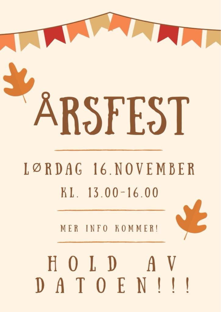 Årsfest!
